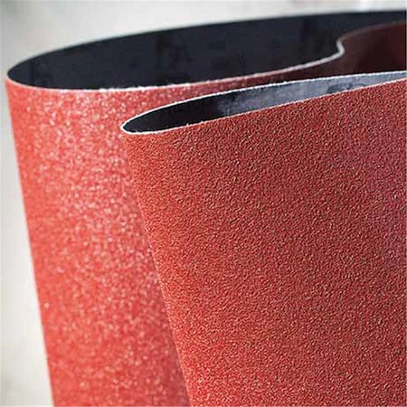 Mirka 43 x 75 in. 80 Grit Hiolit XO Cloth Backed Wide Belt, Maroon MA43X75 080